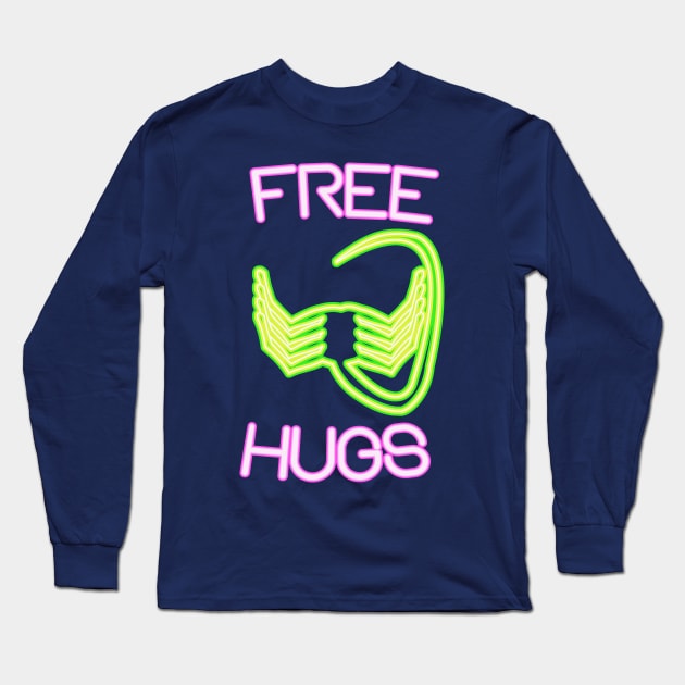 Alien: Free Hugs Long Sleeve T-Shirt by TipToeTee